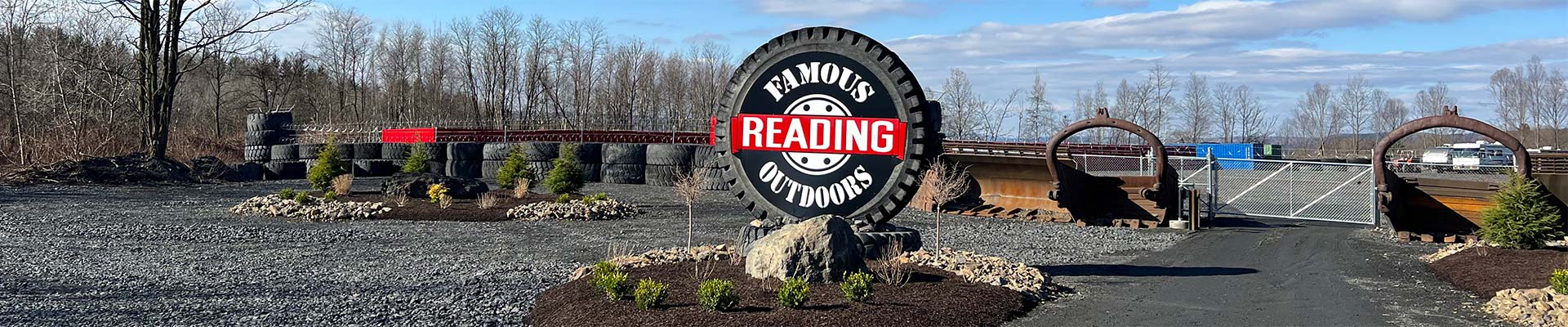 Famous Reading Outdoors Welcome Sign